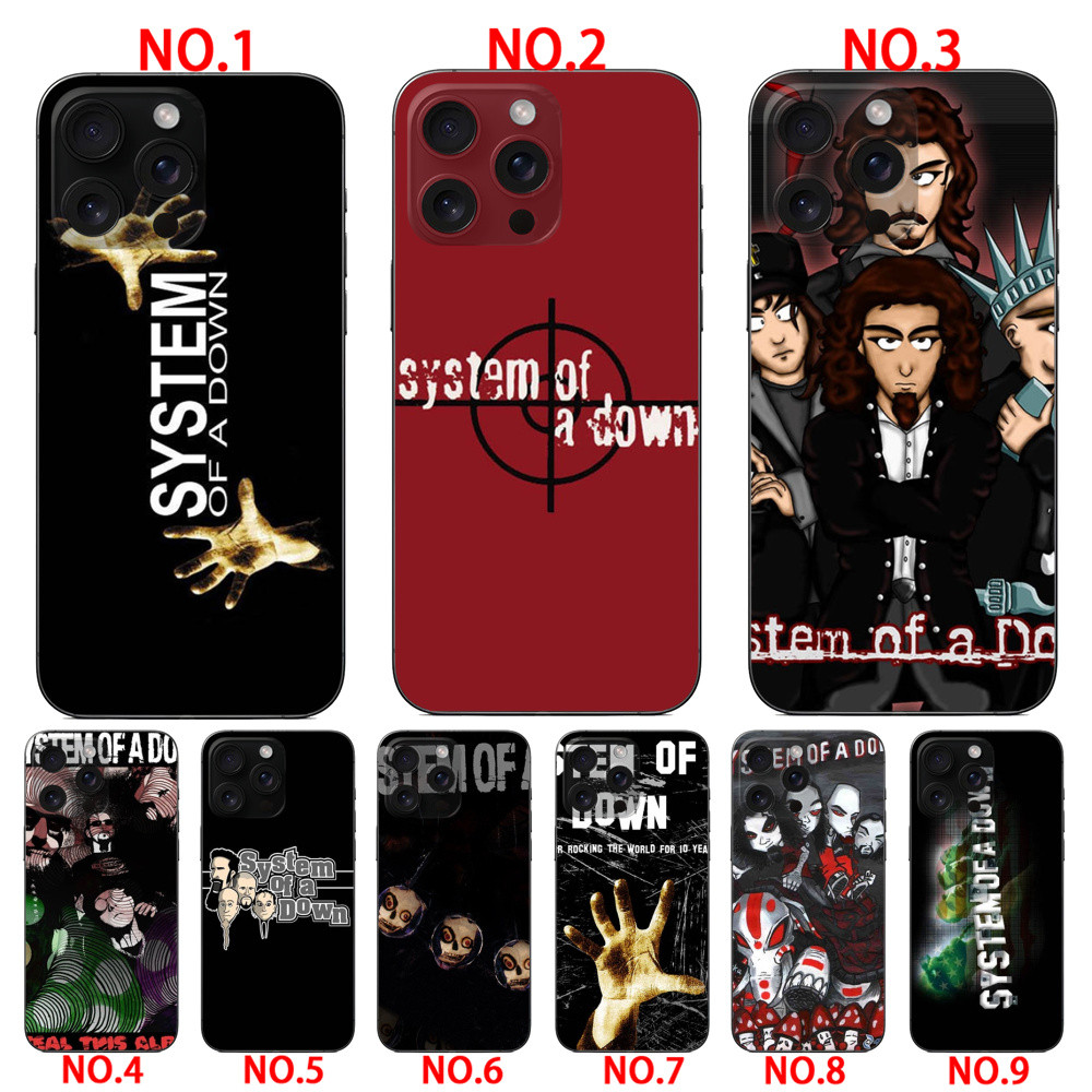 Ốp lưng System Of A Down cho Realme Note 50 C53 C51 Narzo 50A 8i Narzo 50 Realme 8 4G Real me 8 5G C