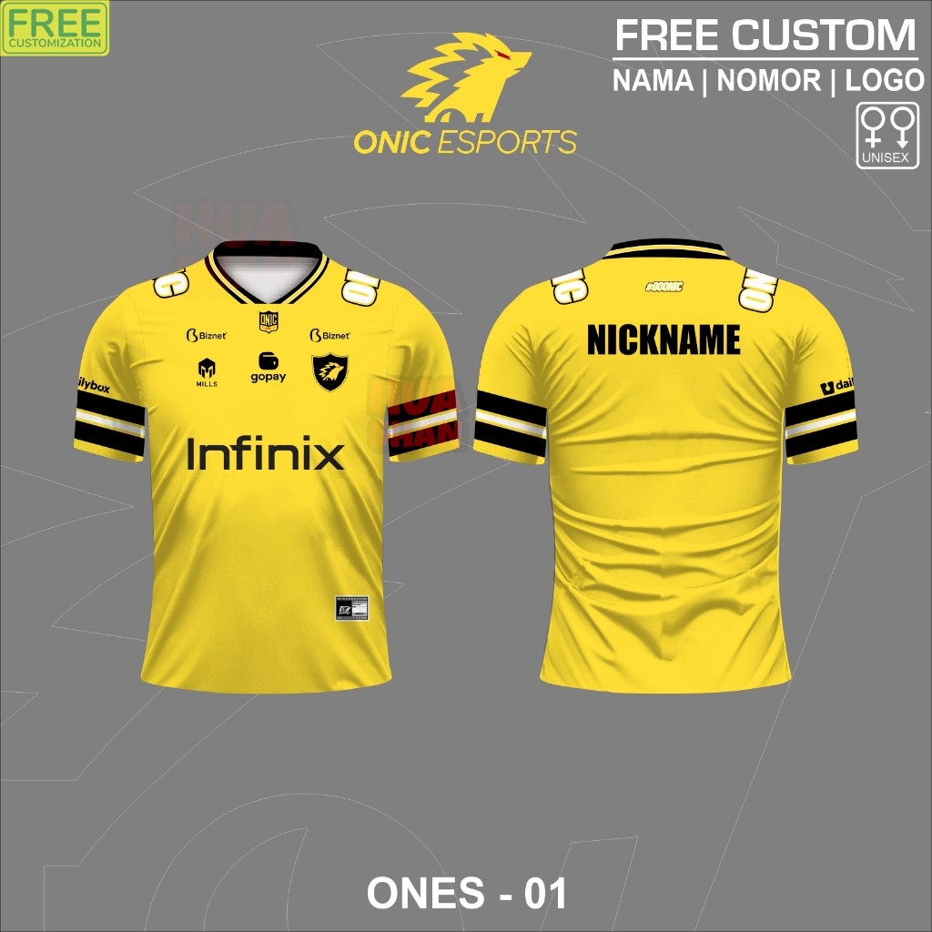 Áo thun Infinix ONIC ESPORT JERSEY MSC 2026 mới [Tùy chỉnh miễn phí]
