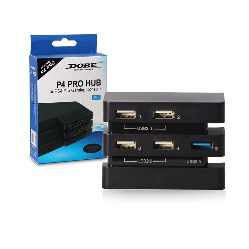 Máy chơi Game PS4 PRO USB HUB Host USB Extender 2 đến 5 Tai nghe đa giao diện di động