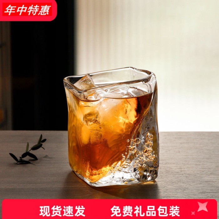 Hàng sẵn có ~ Nhà thiết kế Nhật Bản Araki Sakurako Creative Whisky Glass Crystal Glass White Wine Sp