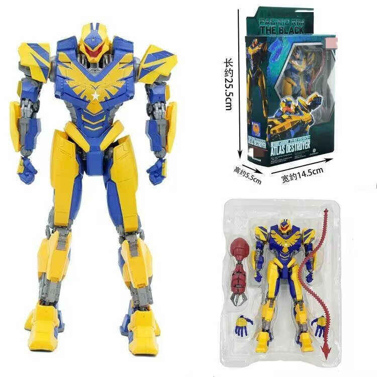 Vành Thái Bình Dương Đen Khu Hạn Chế Atlas Destroyer Mecha Nhân Vật Hành Động Mô Hình Đóng Hộp Hình