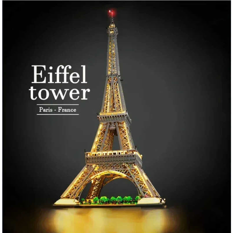 10001 mảnh tháp Eiffel xây dựng nhẹ đồ chơi khối quà sinh nhật cho trẻ em 10307 10181 17002 Tương th
