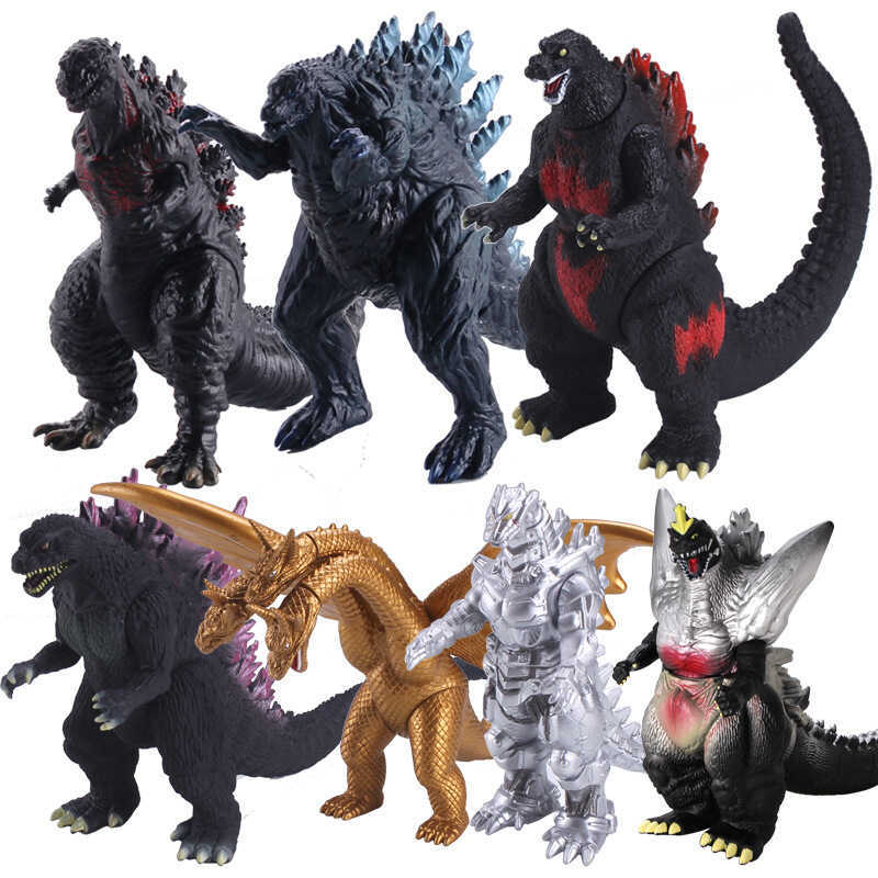 Quái Vật Cao Su Mềm Khủng Long Đồ Chơi Mô Hình GODZILLA Khủng Long Quái Vật Chân Di Động Vinyl Búp B