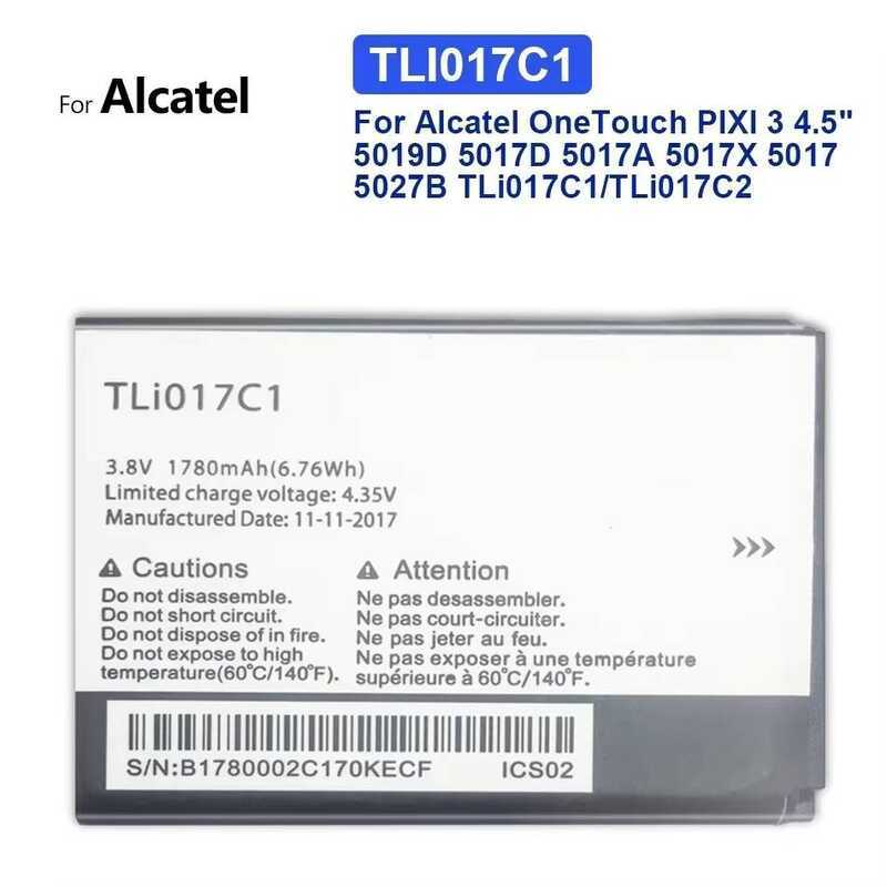 Điện Thoại Di Động bty TLI017C1 1780mAh Cho Alcatel Onetouch Pixi 3 4.5 "5019D 5017D 5017A 5017X 501
