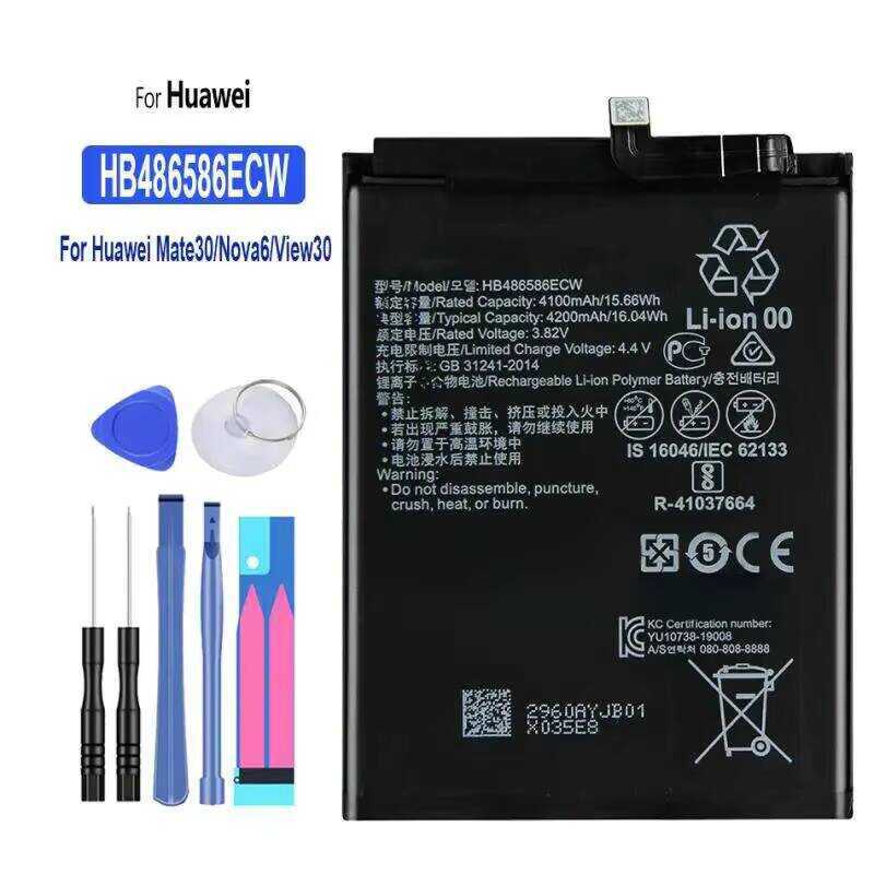 Pin HB486586ECW 4200mAh Cho Huawei Mate 30 Pro Nova 6 SE Dành Cho Honor View 30 V30 P40 Lite 4G Jny-