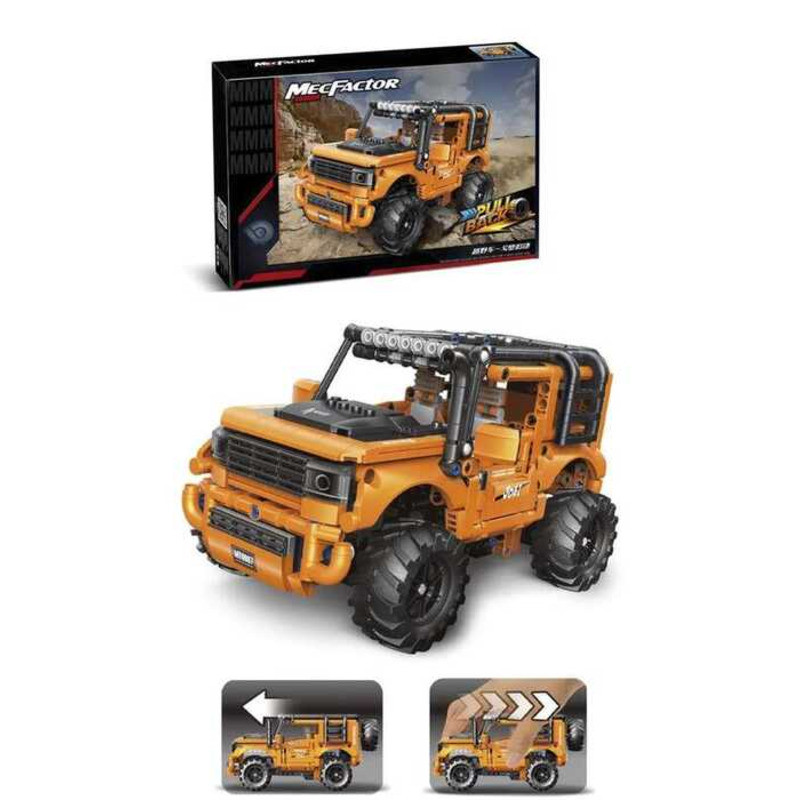 [LEGO] Bộ đồ chơi xây dựng: Xe Jeep Land Rover, địa hình, xe Range Rover