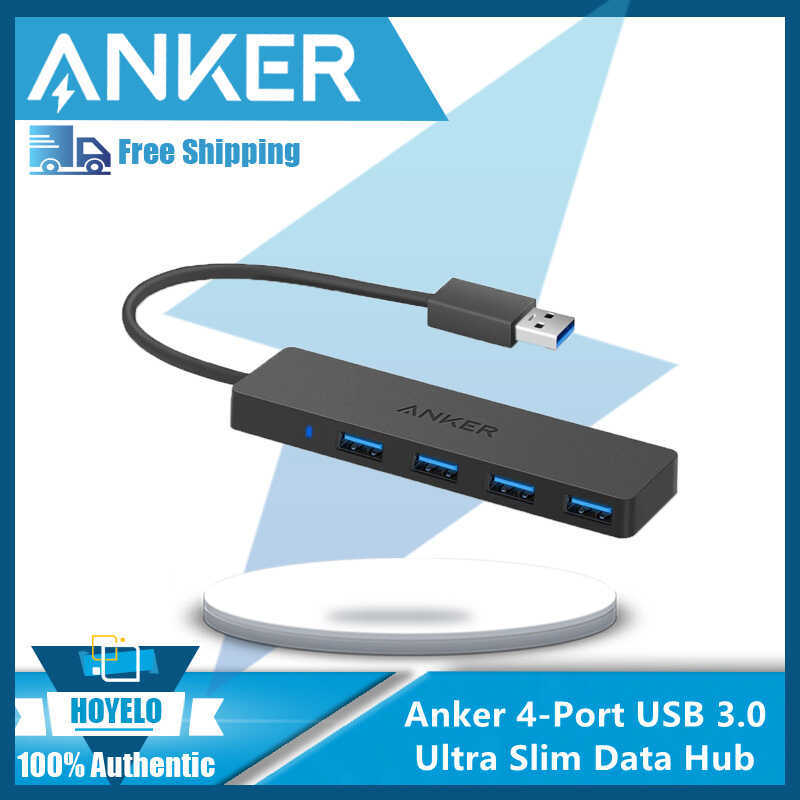 Anker Anker USB3.0 Splitter Tốc Độ Cao HUB Docking Station HUB Máy Tính Notebook Network Card Connec
