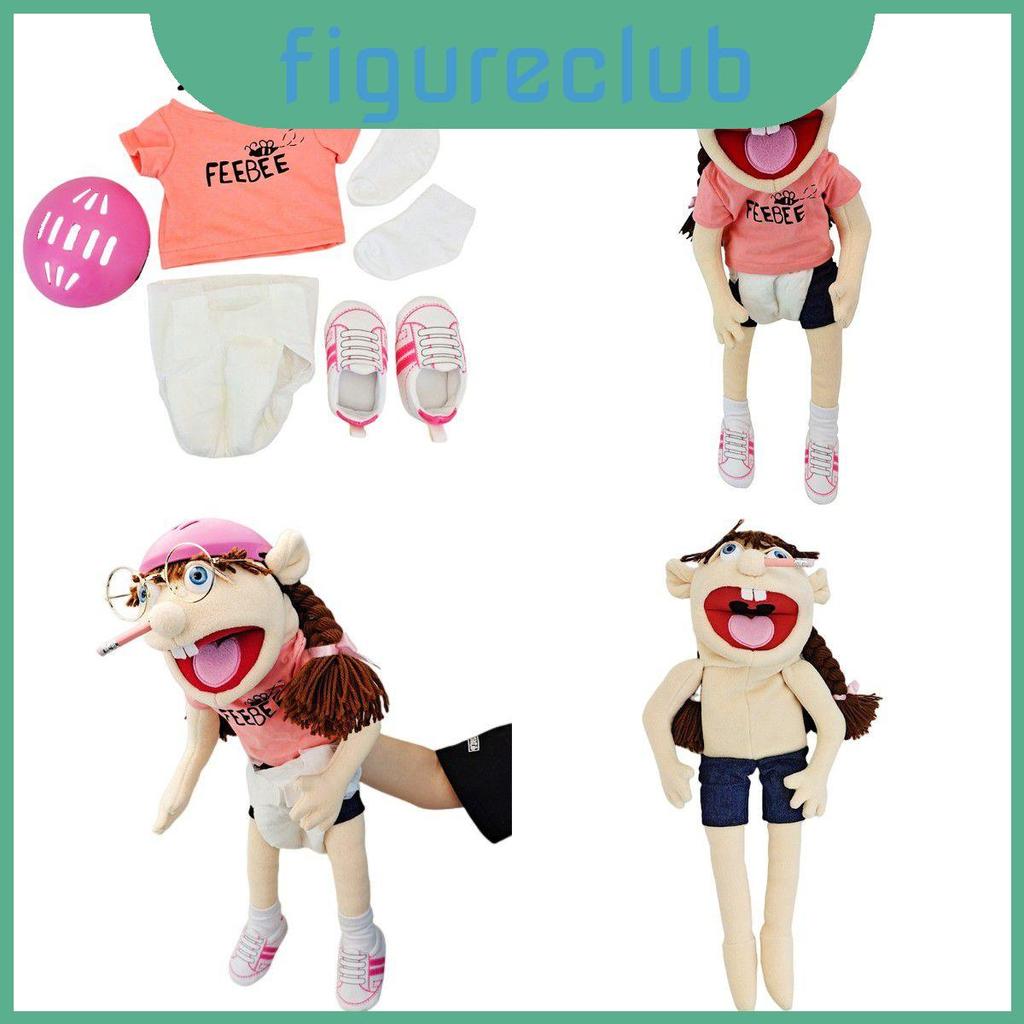 Feebee Tương tác giữa cha mẹ Jeff Sister Puppet cho tiếng cười vô tận vui nhộn và