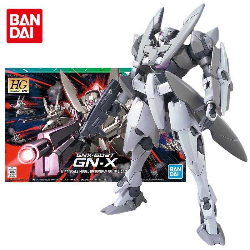 Bộ Gundam Bandai, mô hình HG 1/144 GNX-603T GN-X, bộ sưu tập Gunpla, đồ chơi nhân vật hành động anim
