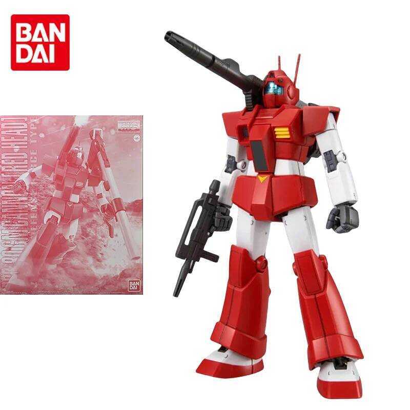 Bandai Gundam Model Kit Anime Figure MG 1/100 RGC-80 GM Cannon RED HEAD Mô Hình Nhân Vật Hành Động Đ