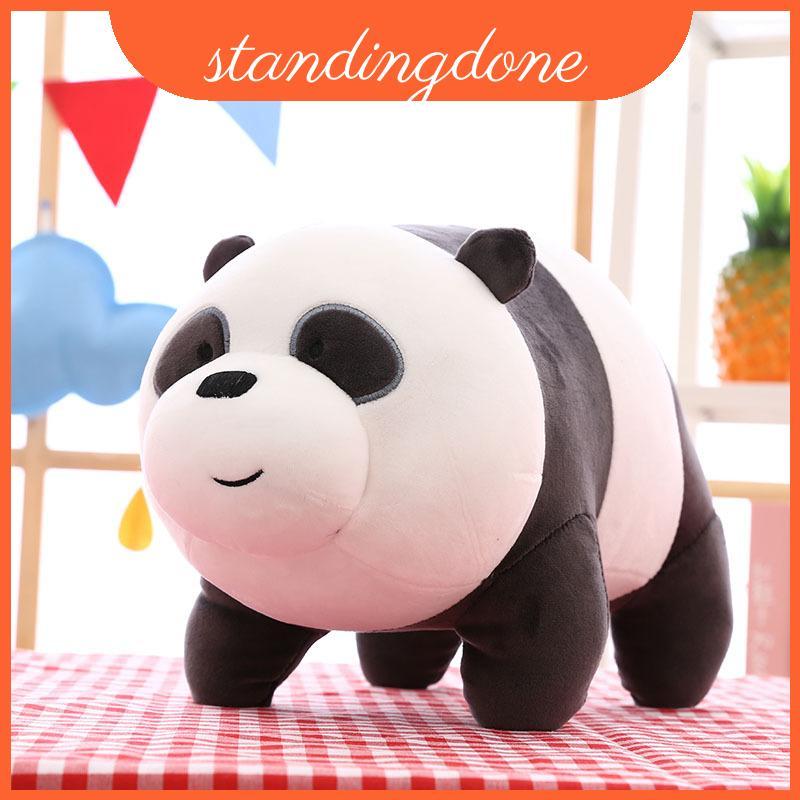 Charming We Bare Bears Ice Bear Đồ chơi nhồi bông siêu mềm cho búp bê trẻ em