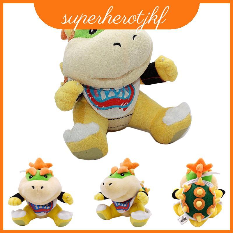 Baby Bowser Charming Jr 7 "Sang Trọng Super Mario Bros Little Buddy Koopa Búp Bê Đồ Chơi