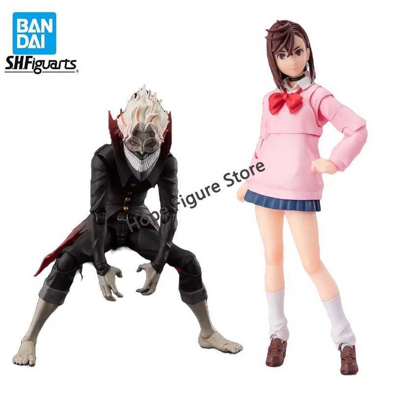 BANDAI SHFiguarts DA DAN Momo Transformed Okarun Figure Anime Action Model Đồ chơi đóng hộp