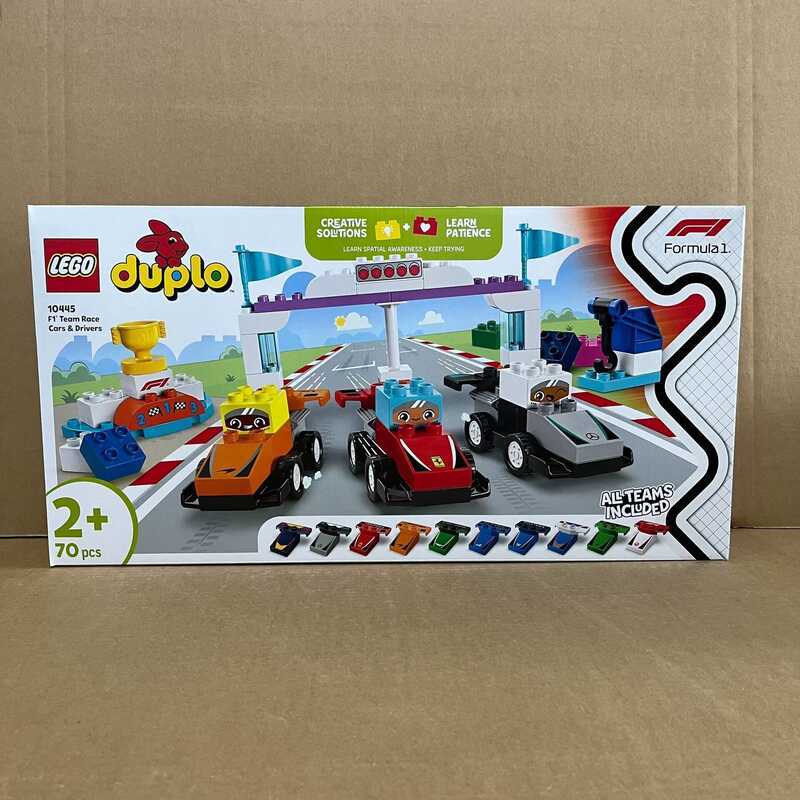 LEGO 10445 F1®Đội đua xe và bộ xếp hình Racer Duplo Series