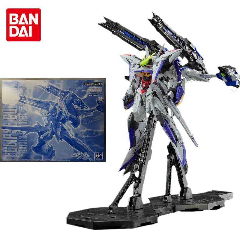 Bandai Gundam Model Kit Anime Figure PB MG ECLIPSE GUNDAM+RAIJIN STRIKER Mô Hình Nhân Vật Hành Động 