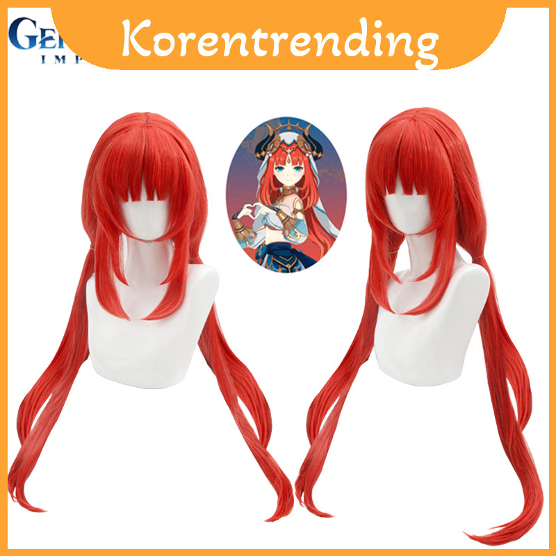 Impact Genshin Professional Nilou Cosplay Tóc Giả Nhập Vai Cho