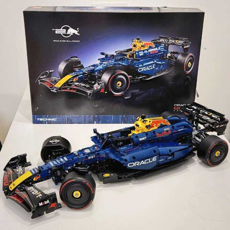 [LEGO] Bộ đồ chơi lắp ráp xe đua siêu tốc Ferrari SF42206 Red Bull Racing Team RB20 F1 Formula Tương
