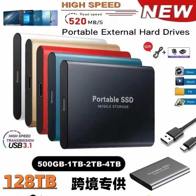 SSD Mobile 16TB 8TB 4TB 2TB Ngoại thương USB3.0 Trạng thái rắn di động tốc độ cao