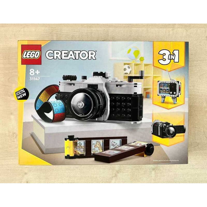 LEGO 31147 Máy Ảnh Cổ Điển 3 trong 1 - Dòng Sản Phẩm Sáng Tạo Đa Năng