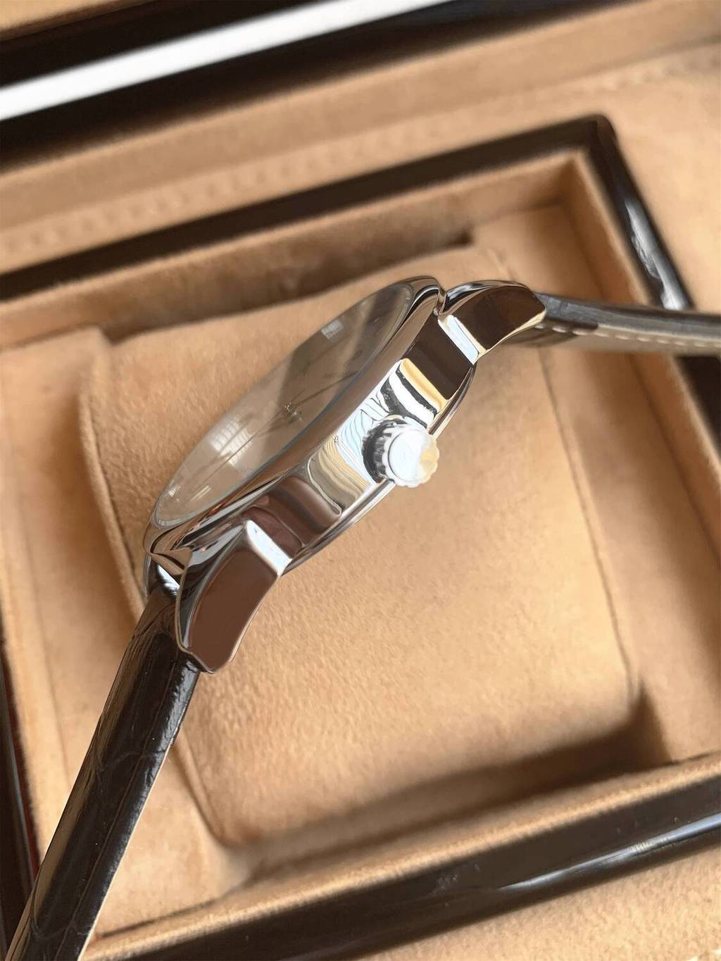 (Date mới) Đồng PABLO RAEZ thời trang đơn giản cho nam giới, da thật chống nước, lịch, đồng hồ sinh