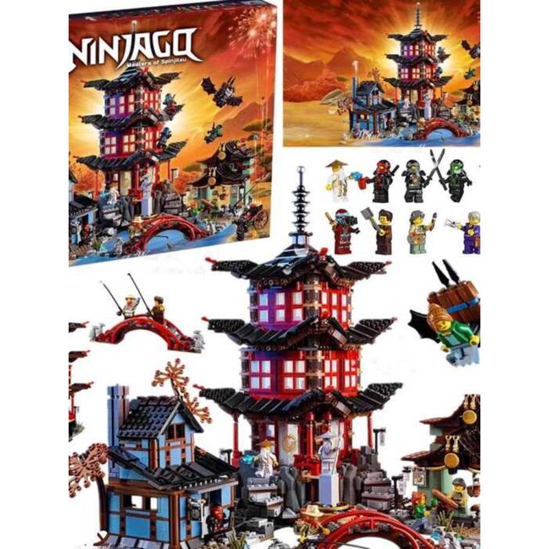 [LEGO] Bộ Ninjago 70751: Làng Kỹ Năng Trên Không, Chùa Ninja Bay - đồ chơi lắp ráp dành cho bé trai