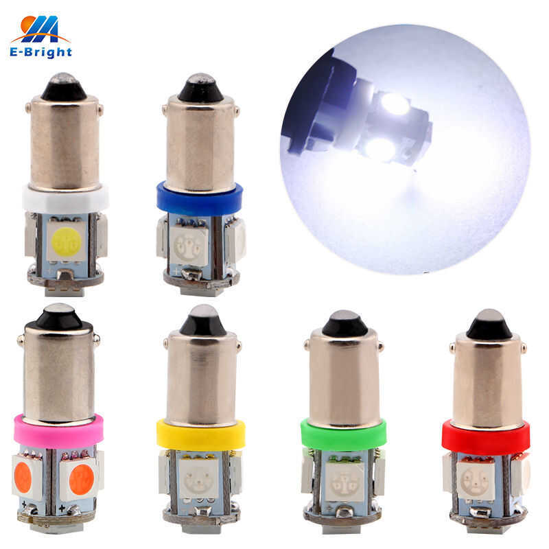 10 Chiếc 12v 24v Dc Ba9s 53 57 Led Ba9 1895 1893 64111 Bóng Đèn Ô Tô Cho Cụm Nhạc Cụ Courtesy Dome B