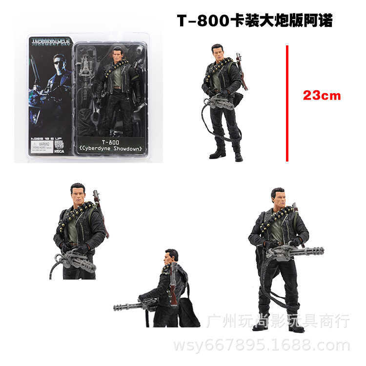 Chơi Shangying NECA Phim Cổ Điển T800 Terminator Cannon Phiên Bản Arlo Nhân Vật Hành Động Mô Hình Đồ