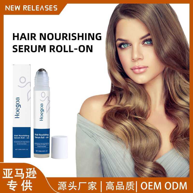 HOEGOA Hair Roll-On Essence Dưỡng Ẩm Plumping Hair Follicle Care Da đầu Fluffy Hair Care Essence