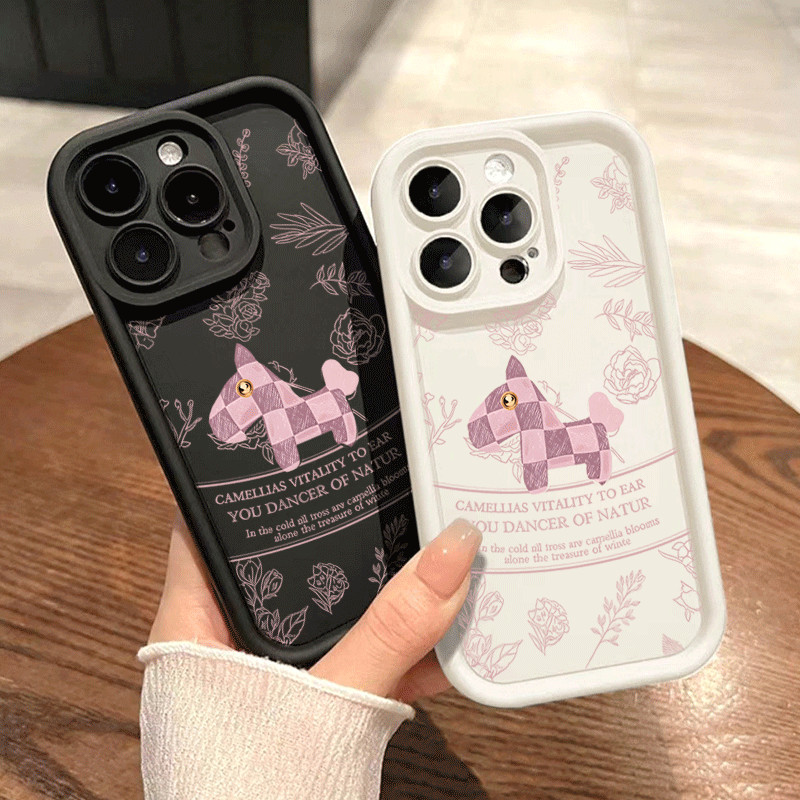 Ốp Lưng Horse toy with floral patterns cho VIVO Y16 V50 Y19S Y02 Y12 Y22 Y17 Y21 Y15 Y20 Y36 Y30 Y03