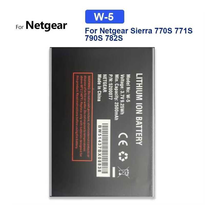 Dành Cho Netgear Sierra Aircard 770S 771S 790S 782S W5 W-5 2500mAh Router bty Hiệu Quả Cao