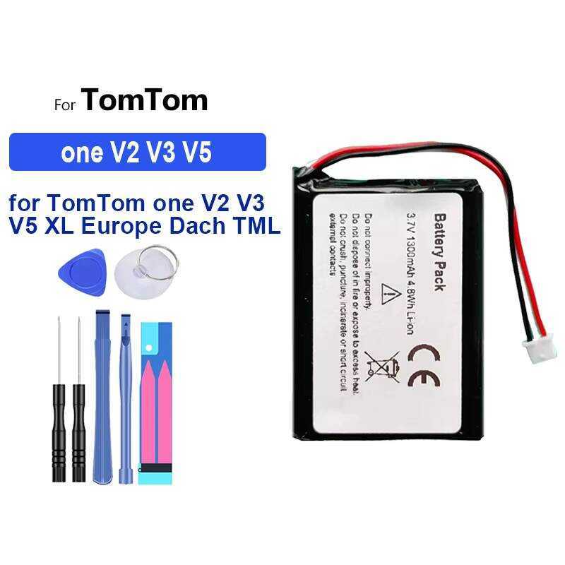 Đồng hồ sạc nhanh 1200mAh nguồn đáng tin cậy bty cho Tomtom One V2 V3 V5 XL Rider IQ 2nd 4K00.100 Gp
