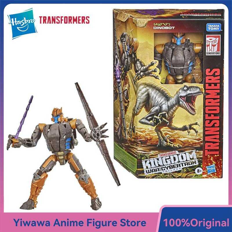 Hasbro Transformers War for Cybertron Kingdom Dinobot 18cm Voyager Class Mô Hình Nhân Vật Hành Động 