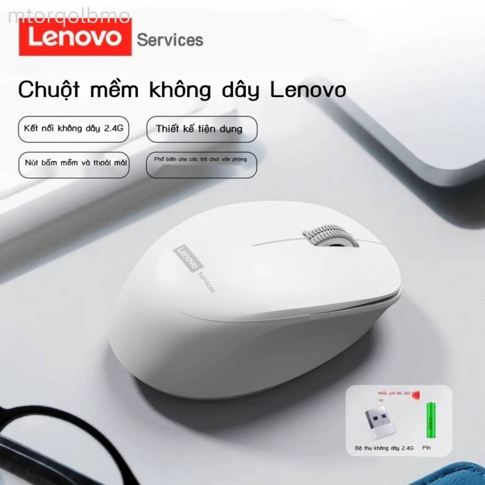 (Giá Hủy Diệt) Chuột không dây Lenovo/Lenovo, hoạt động êm ái, hợp cho văn phòng chơi game, tương t