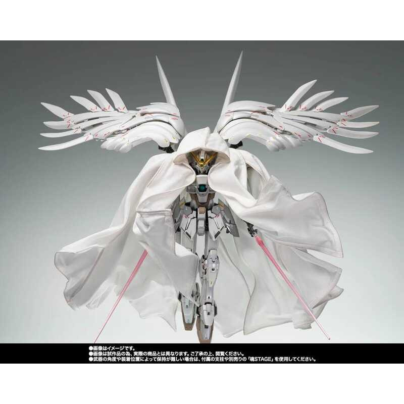 BANDAI GFFMC New Mobile Report W Cloaked Custom Wing Gundam Zero Figure Mô hình nhân vật hành động a