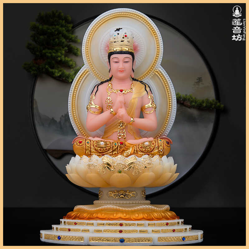 Ngày đại nhật như lai Hán Bạch Ngọc tượng Như Lai Tổ A Di Đà Thích Ca Ma Mâu Ni dùng mặt bàn phòng k