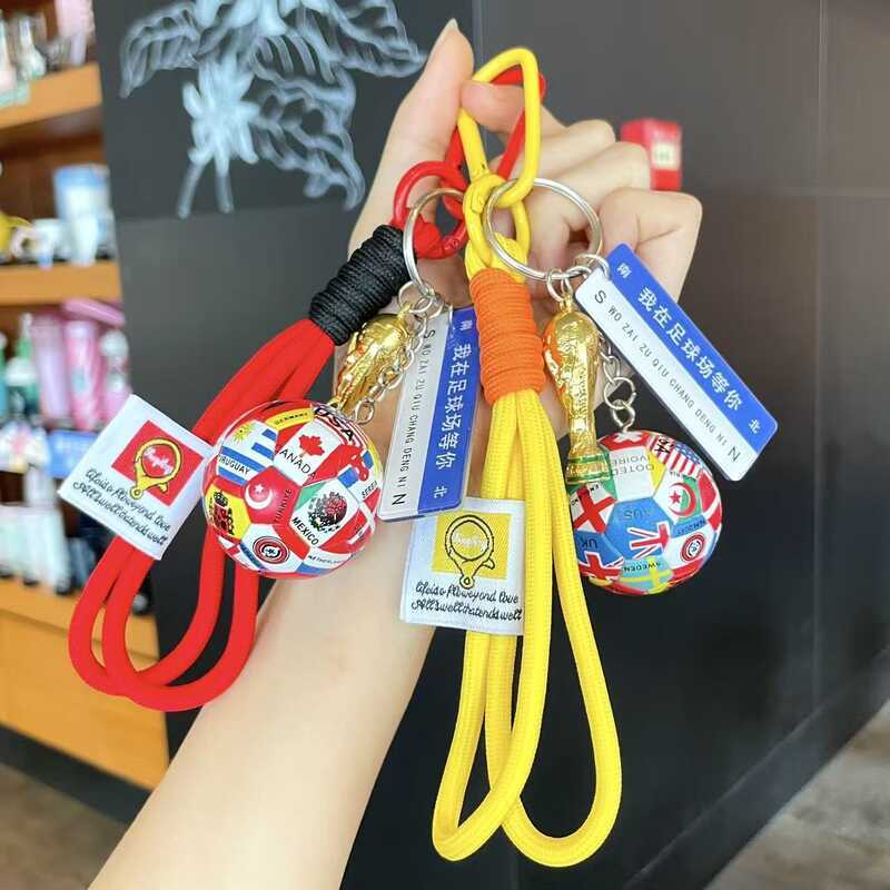 Hercules Cup Móc Khóa Sáng Tạo Cúp Bóng Đá World Cup Lưu Niệm Móc Khóa Vòng World Cup Hàng Hóa