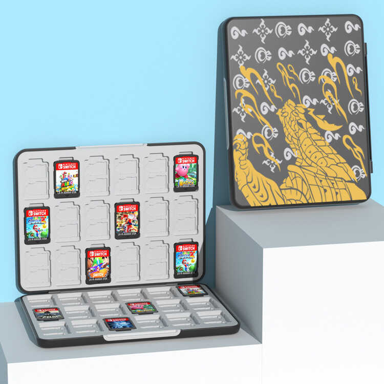 Nintendo switch Thẻ trò chơi 36 + 72 Hộp lưu trữ silicon từ tính Dung lượng lớn Phụ kiện bảng điều k
