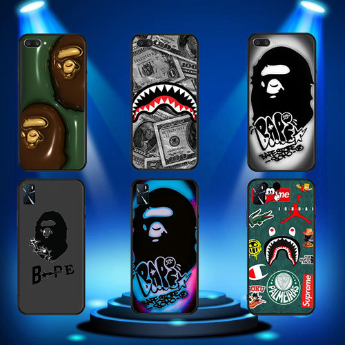 Màu đen mềm Samsung Galaxy A02 M02 A03S A10 A10S A20 A30 A20S A40S A70 A26 A36 A56 Bape hình nền điệ