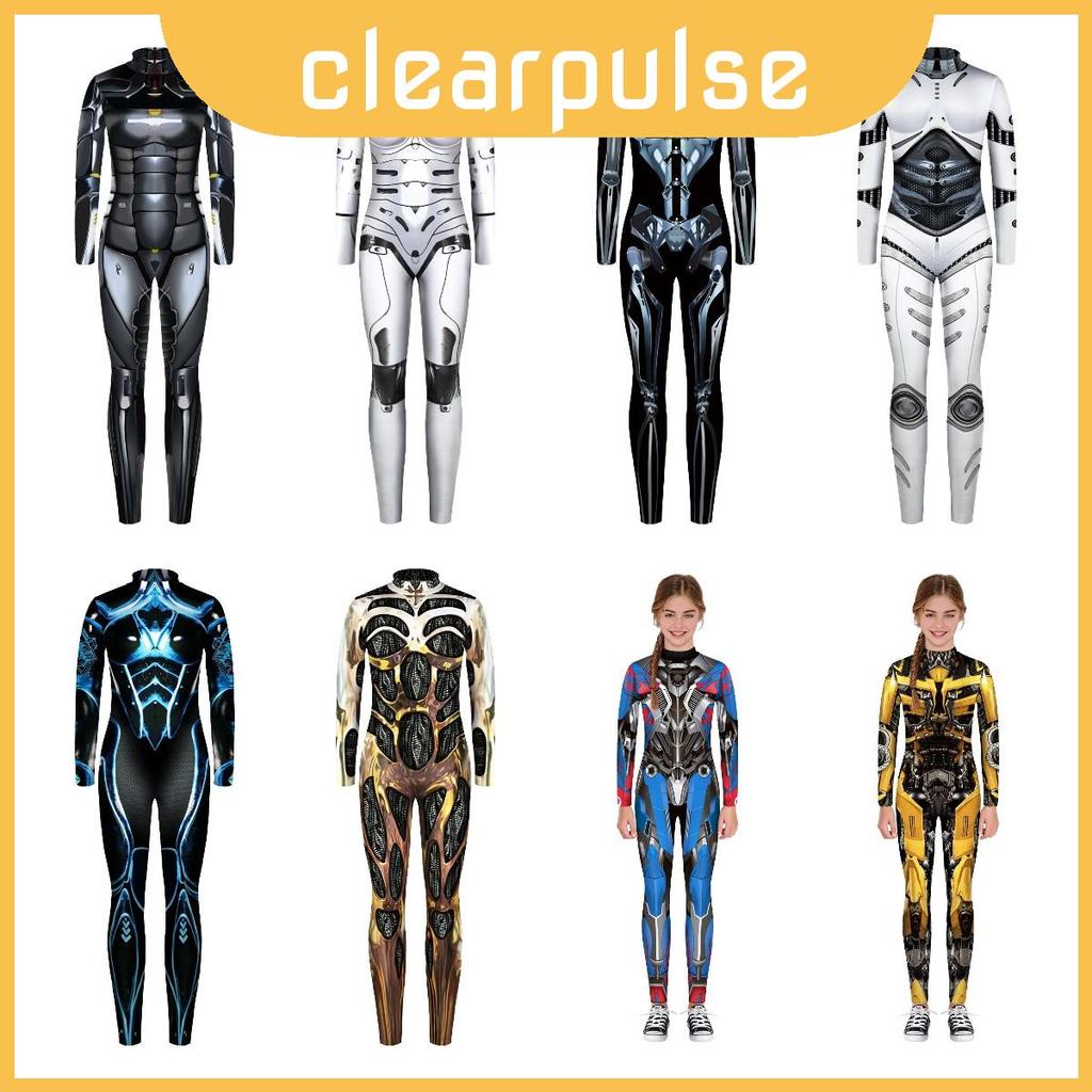 Unisex Robot Armor In Halloween Cosplay Nhập Vai Body Áo liền quần