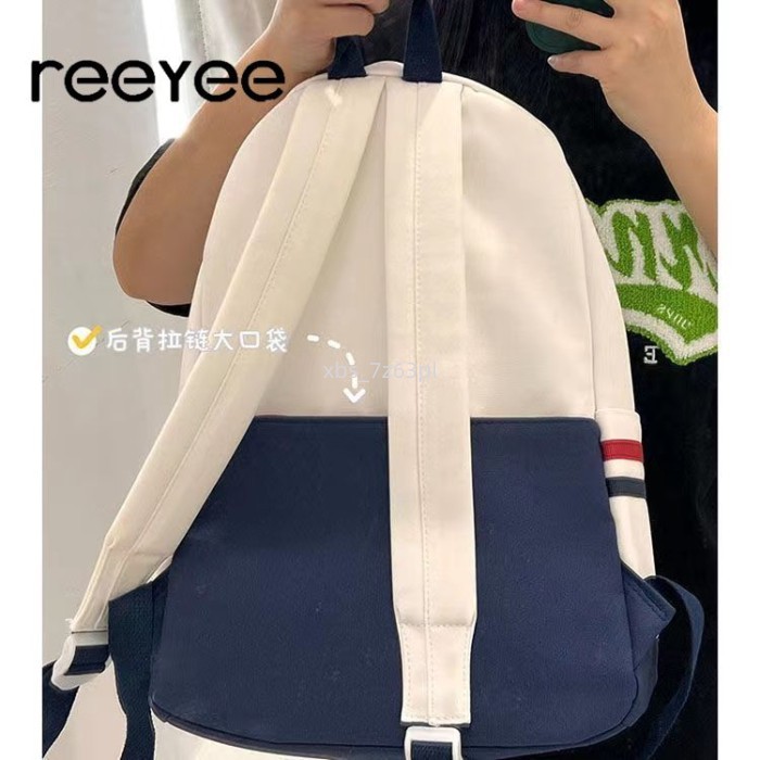 Túi đi học tương phản phong cách đại học Ba lô học sinh phong cách Nhật Bản túi du lịch đơn giản và | BigBuy360 - bigbuy360.vn