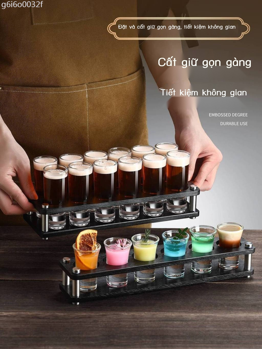 ( rẻ mà chất lượng) Bộ shot B52, bộ cocktail Jagermeister, rượu vang trắng, tequila, ly pha chế