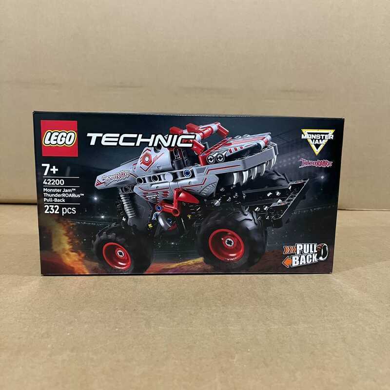LEGO Technic 42200 Xe tải chó quái vật kéo lùi, đồ chơi giáo dục lắp ráp cho trẻ em