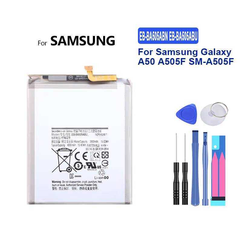 4000mAh EB-BA505ABN EB-BA505ABU Pin Điện Thoại Di Động Nhẹ Cho Samsung Galaxy A50 A505F SM-A505F