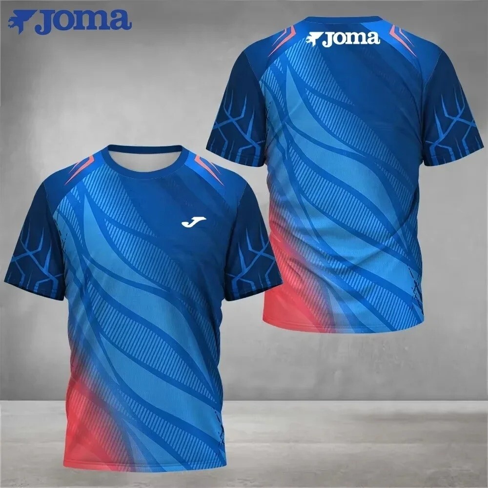 Áo thun khô nhanh Joma Áo sơ mi cầu lông Slim-Fitting Tay ngắn Top thoáng khí Đồ thể thao Unisex Thă