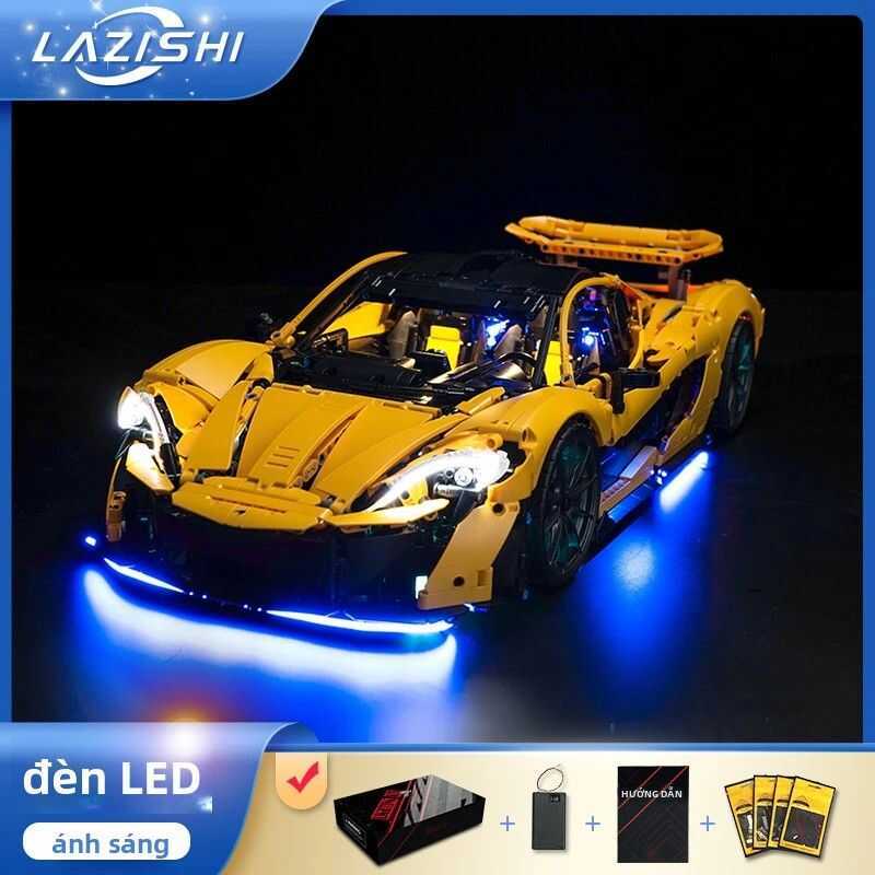 [LEGO] Đèn LED Lazishi Dành Cho McLaren P1 ™ Bộ Khối Xây Dựng - Bao Gồm Phụ Kiện Chiếu Sáng Tương Th