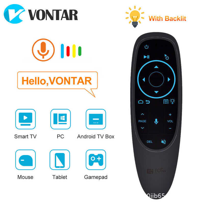 2.4G Bluetooth Đèn Nền Bằng Giọng Nói Chuột Bay G10S PRO BT Nâng Cấp Chế Độ Kép Điều Khiển Từ Xa Bằn