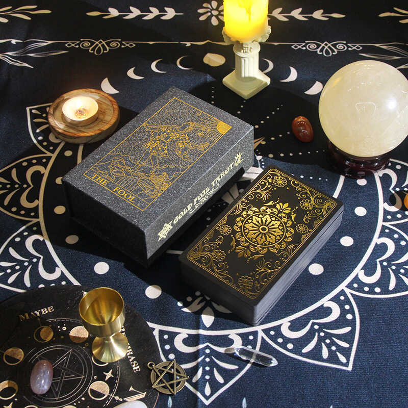 Chính Hãng Đóng Hộp Witte TAROT pvc Nhựa Chống Thấm Nước Cổ Điển TAROT Witte Thương Hiệu Người Mới B