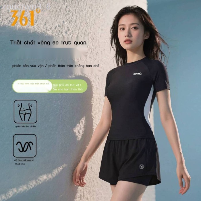 [Ảnh thật/Video] Đồ bơi hai mảnh mới dành nữ 361 Degrees, kiểu chuyên nghiệp, kín đáo thanh lịch, g