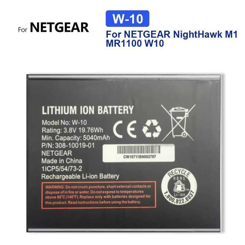Hiệu suất lâu dài cho pin định tuyến Netgear Nighthawk M1 MR1100 W10 Thay thế đáng tin cậy W-10 5040