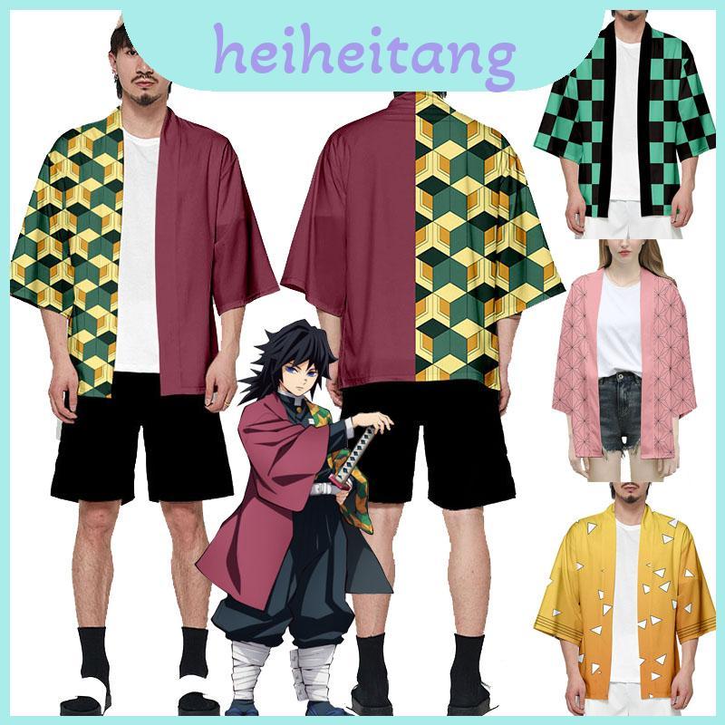 Chất Lượng Thoáng Khí Cao Anime Demon Slayer Kimetsu No Yaiba Kamado Nezuko Cosplay Rời Áo Áo Haori